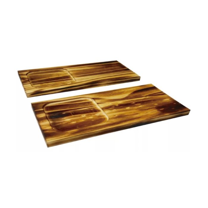 Juego Tablas Plato Madera