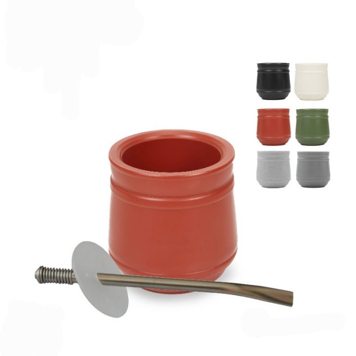 Mate Barril y Bombilla