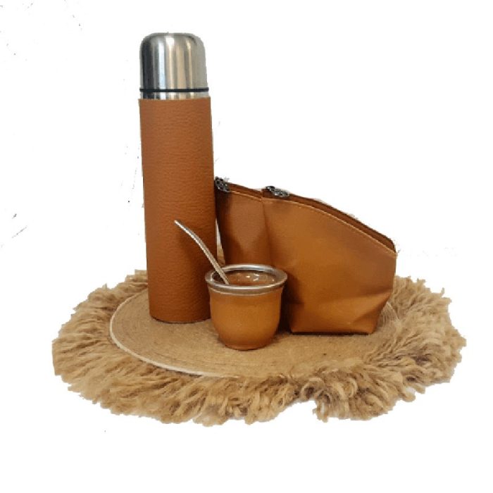Set Bolsitos + Termo Acero